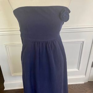 J. Crew Navy Strapless Sundress, 4